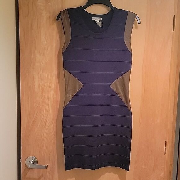 Alberto Makali navy bandage dress sz M - Picture 7 of 10